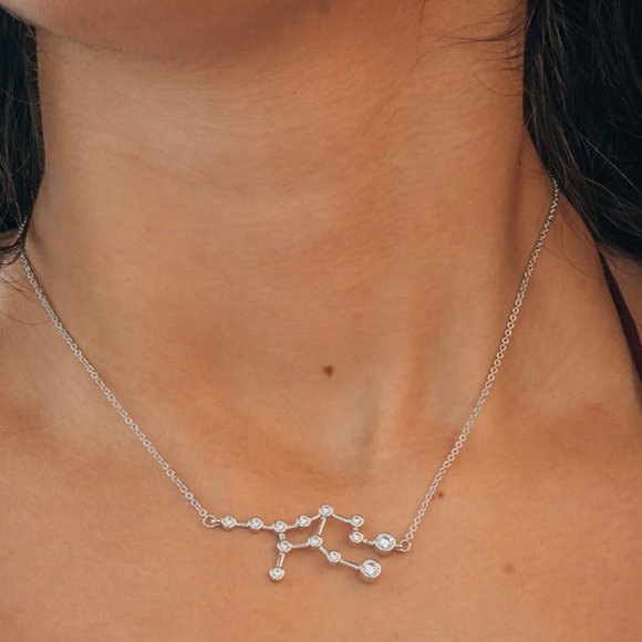 Sterling Forever Jewelry - Virgo When Stars Align Constellation Astrology GOLD Necklace ♍…